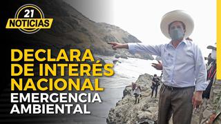 Presidente Castillo declara de interés nacional la emergencia climática