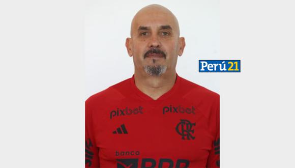 Pablo Fernández, preparador físico argentino de Flamengo (Foto: Twitter/ Raisa Simplicio).