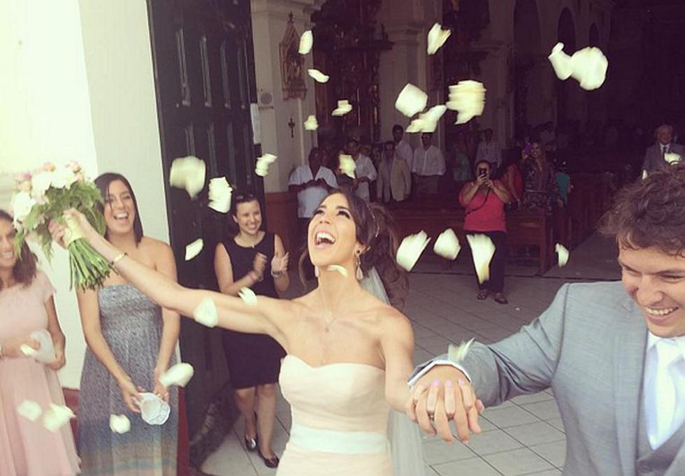 Chiara Pinasco se casó en una ceremonia íntima en Chilca. (@mariapazgvb)