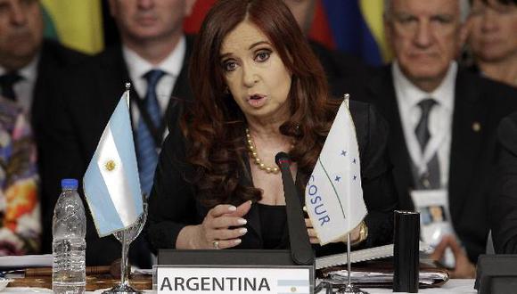 Cristina no quiso sanciones para el pueblo paraguayo. (AP)