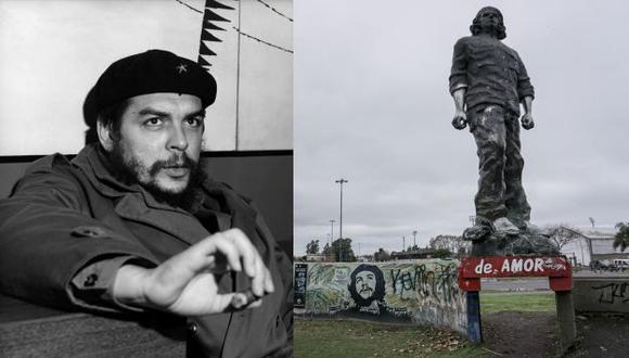 Monumento al Che Guevara en Rosario. (AFP)