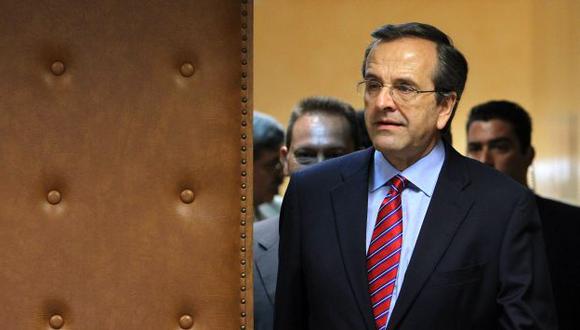 El primer ministro griego, Antonis Samaras, evitó pronunciarse (AP).
