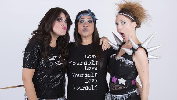 Patricia Portocarrero, Katia Palma y Saskia Bernaola regresan con una única función de “Las Banda-las”. (Foto: Difusión)