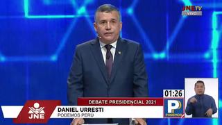 Elecciones 2021: Daniel Urresti se compromete a instalar agua y desagüe a los peruanos