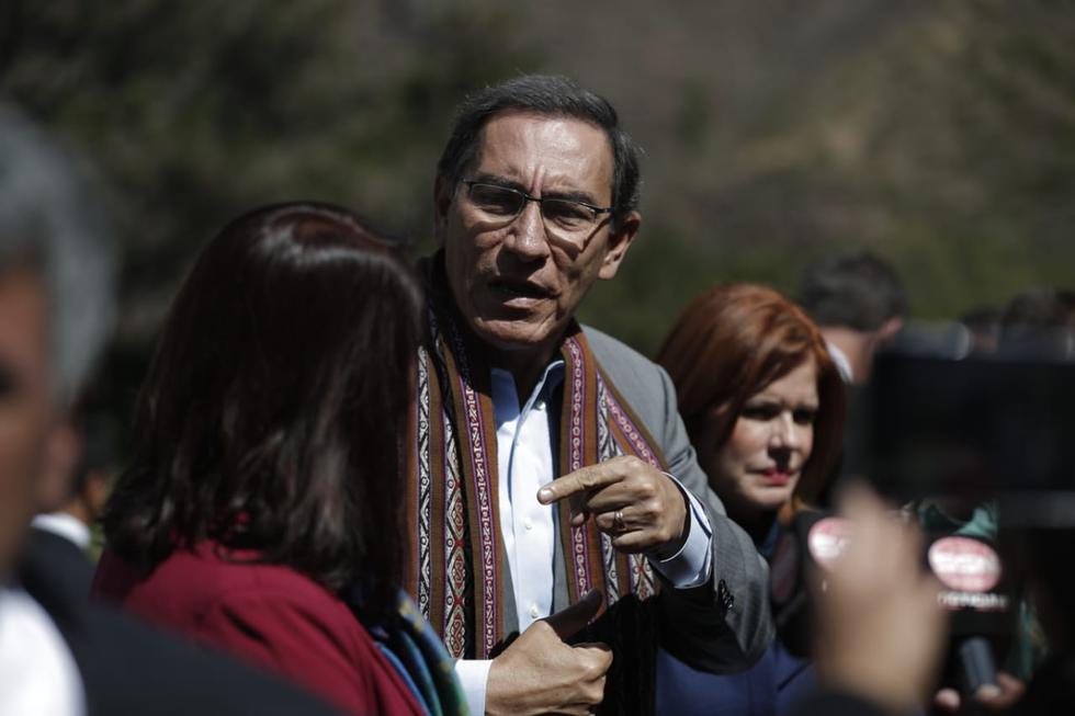 El presidente Martín Vizcarra manifestó desde Cusco que el Congreso "está dilatando mucho" la reforma política. (Fotos: Renzo Salazar/GEC)