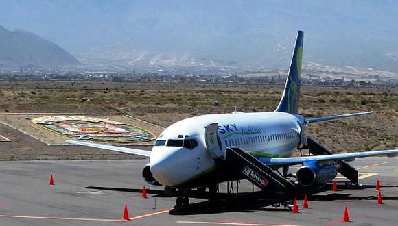Sky Airline iniciará la operación de vuelos en el Perú en abril próximo con siete destinos nacionales. (Foto: GEC)