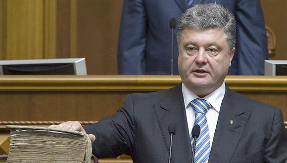 Ucrania: Presidente Petró Poroshenko se compromete a alcanzar la paz. (EFE)