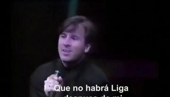 Un video viral tiene como protagonista a Lionel Messi cantando "Me va a extrañar" como si fuera Ricardo Montaner. | Crédito: @deepfakear / Instagram.
