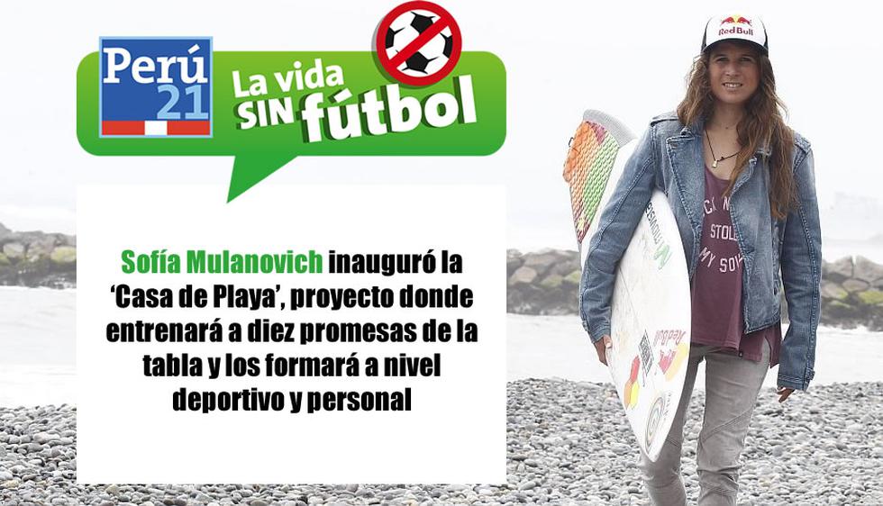 La vida sin fútbol: Sofía Mulanovich inauguró su  ‘Casa de Playa’. (Perú21)