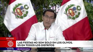 Presidente Martín Vizcarra se pronuncia sobre tragedia en Los Olivos