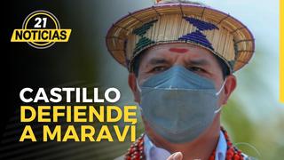 Presidente Castillo defiende a Iber Maraví