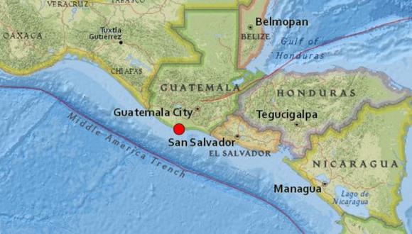 Guatemala: Se registró un sismo de 5,1 grados. (USGS)