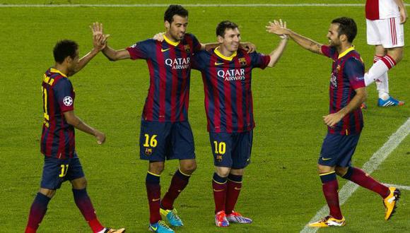 ESTÁ DE VUELTA. Messi brilló en el Camp Nou y dejó en claro que lesiones son parte del pasado. (AFP)