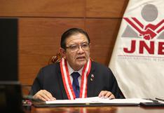 Elecciones 2022: presidente del JNE insta a electores a analizar planes y capacidades de candidatos