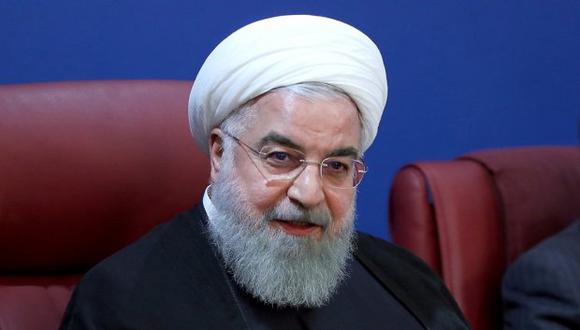 "Los estadounidenses serán derrotados definitivamente en este camino que han elegido, que es equivocado e incorrecto", afirmó Rouhani. (Foto: EFE)