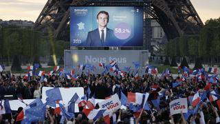 Emmanuel Macron reelegido presidente de Francia, según las proyecciones de voto