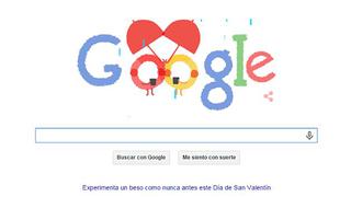Día de San Valentín: Google le dedica 5 doodles al amor y a la amistad