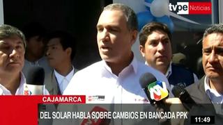 Del Solar: "Hay que rechazar voces que piden vacancia de Vizcarra y cierre del Congreso"