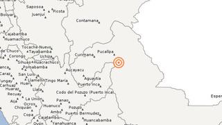 Sismo de 4.3 grados se registró en Ucayali