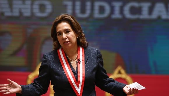 La presidenta del Poder Judicial, Elvia Barrios, también le pidió “enérgicamente” al primer ministro, Aníbal Torres, mesura en sus afirmaciones. (Foto: archivo GEC)