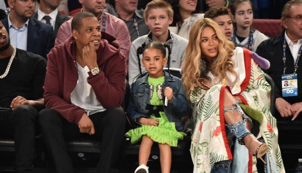 Beyoncé y el gran parecido con su hija Blue Ivy. (Foto: AFP)