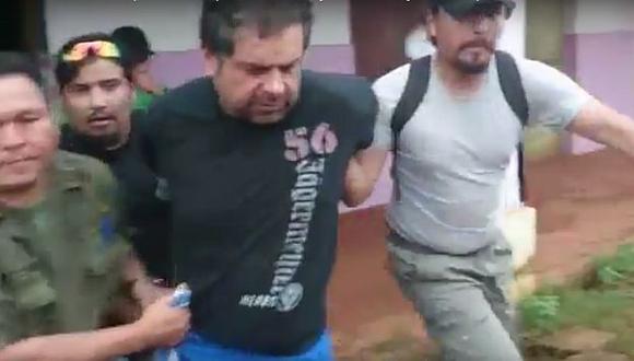 Martín Belaunde Lossio lucía así cuando fue capturado en Bolivia. (Captura YouTube)