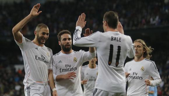 Real Madrid venció al Villarreal con dos tantos de Karim Benzema. (AP)