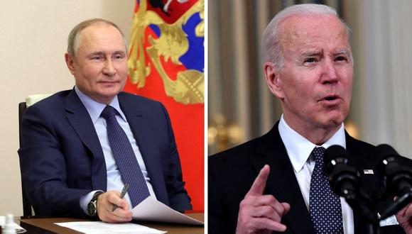 Muchos líderes y analistas independientes consideraron que el comentario realizado por Biden en Varsovia al final de tres días de gira diplomática, era una metedura de pata. (Foto: Composición de Mikhail KLIMENTYEV / SPUTNIK / NICHOLAS KAMM / AFP)