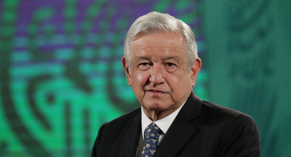 El presidente de México, Andrés Manuel López Obrador (AMLO), ofrece una conferencia de prensa en el Palacio Nacional en la Ciudad de México, el 5 de mayo de 2021. (REUTERS/Henry Romero).