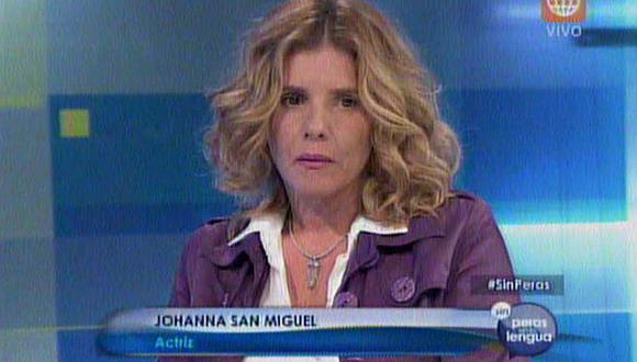 Johanna San Miguel ofreció disculpas públicas a los espectadores de la agresión. (América TV)