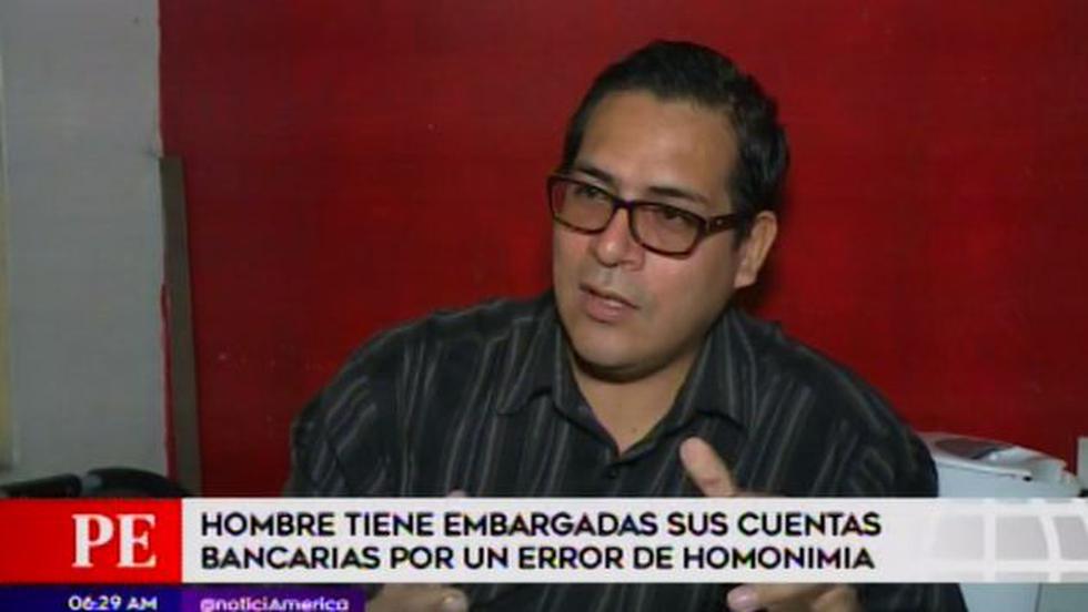 Gustavo Adolfo Gallo Seminario está en crisis económica. (Foto: Captura/América Noticias)
