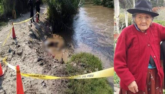 Hallan mutilada a mujer de 86 años reportada como desaparecida en el cauce La Achirana, en Ica (Fotos: Policía Nacional)