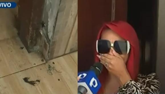 Aterrada. Así se encuentra la artista tras recibir las amenazas y encontrar bomba molotov en la puerta de su casa. (Foto: captura)