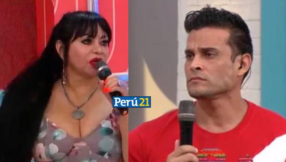Susy Díaz se enfrentó a Christian Domínguez en la última edición de 'América Hoy'. (Foto: América TV)