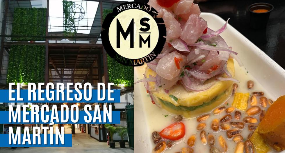 Gastronomía: El regreso de Mercado San Martín de Miraflores | VIDEOS | PERU21