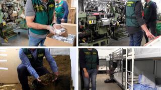 España: Desmantelan una fábrica subterránea de tabaco de contrabando  [FOTOS]