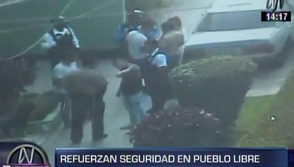 Pueblo Libre: Tres delincuentes intentaron robar muletas de una mujer con discapacidad. (Canal N)