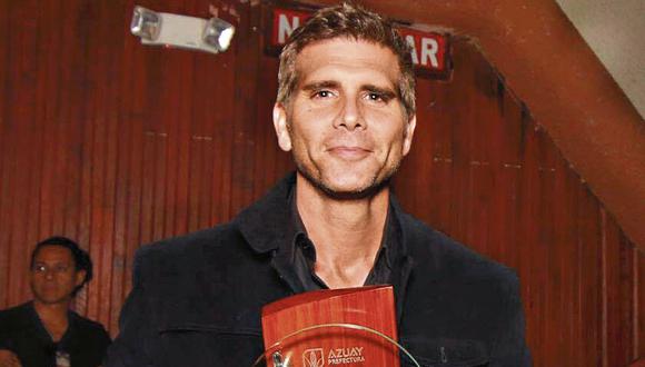 Christian Meier recibe premio en Festival de Cine en Ecuador. (USI)