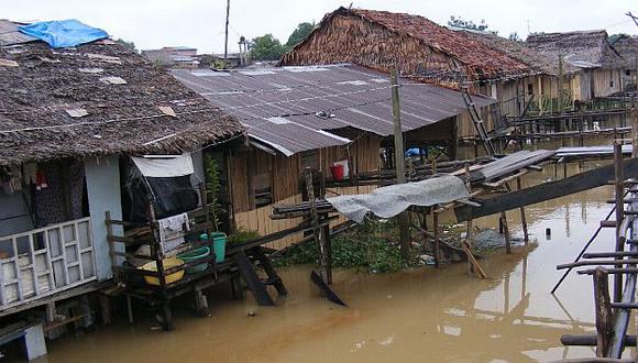 Las zonas bajas de Iquitos serían las más afectadas por la crecida del río. (Perú21)