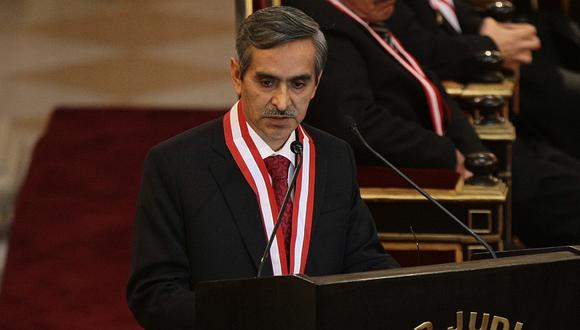Duberlí Rodríguez es el nuevo presidente del Poder Judicial. (Perú21)