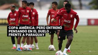 Pensando en Paraguay: así fueron los entrenamientos de la selección peruana en Goiania