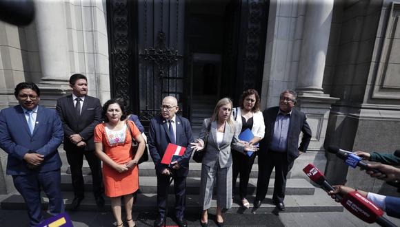 Parlamentarios inscritos en Acción Popular buscan formar la bancada Fernando Belaunde Terry. (Foto: Hugo Pérez / @photo.gec)