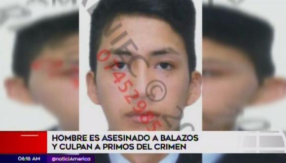 Dairo Aguirre Ureta fue asesinado en El Agustino. (Video: Captura/América Noticias)