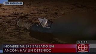 Ancón: Balacera por presunta disputa de terreno dejó un muerto [Video]