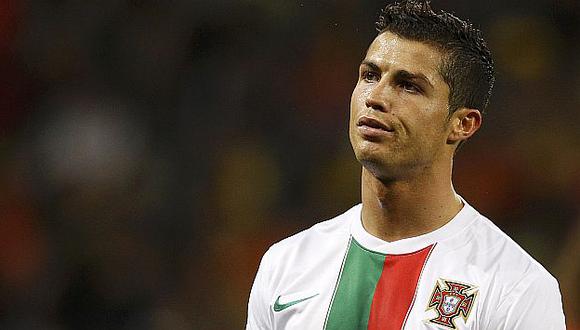 Ronaldo entristeció a la pequeña. (Reuters)
