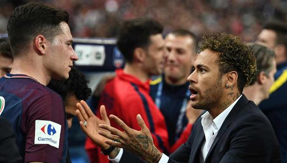 Julian Draxler confirma discusión con Neymar en el PSG. (Foto: AFP)