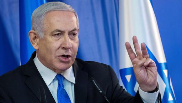 Benjamin Netanyahu, de 69 años, aspira a un quinto mandato. (Foto: EFE)