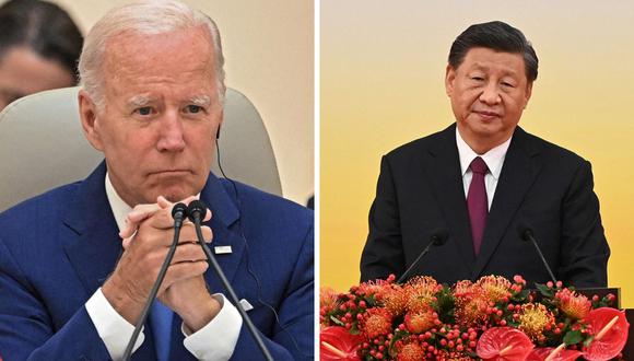 Joe Biden y Xi Jinping conversaron por última vez en marzo de este año y tuvieron discrepancias sobre sus respectivas posiciones con respecto a la guerra en Ucrania. (Foto de MANDEL NGAN / Selim CHTAYTI / AFP)