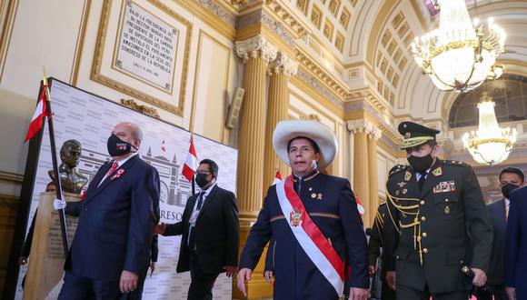 Pedro Castillo aseguró que se revisará toda la legislación de lucha contra la corrupción. (Andina).