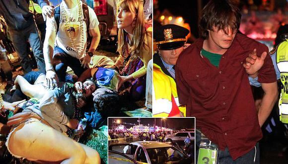 Unas 28 personas fueron heridas luego de que un hombre atropelló a una multitud en carnaval de Mardi Gras (Twitter).
